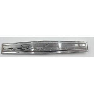 OEM 1965 Pontiac Grand Prix GP Fender Emblem Trim 4884344-S Chrome Vintage